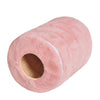 Pink soft warm pet house tunnel bed for small pets made of cloth and rabbit fur