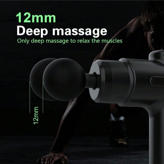 Massage Gun Deep Tissue Percussion Massager For Athletes,Handheld Body Back Muscle Massager Gun With 8 Massage Heads - The Peppermint Room