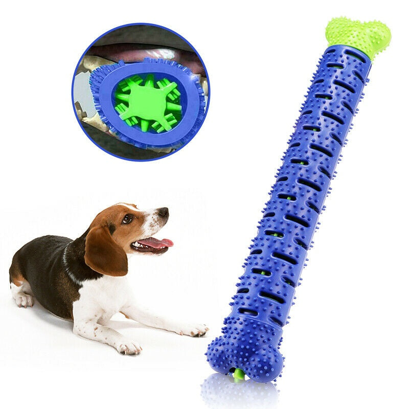 Dog Chew Toys Toothbrush Pets Molar Tooth Cleaning Brushing Stick Doggy Silicone - The Peppermint Room
