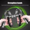 Single Pack Professional Hand Grip Strength Trainer, Carbon Fiber Foam Arm Muscle Finger Rehabilitation Fitness Equipment Hand Grip Strength Power Trainer Gripper Strengthener Adjustable Gym Exerciser - The Peppermint Room