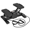 Mini Stepper Stair Stepper With Resistance Bands Quiet Workout Stepper With Digital Timer Max 330.7LBS Load For Home - The Peppermint Room