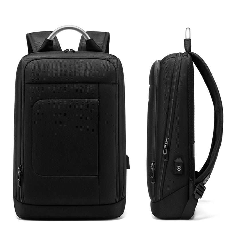 15.6-inch Computer Bag backpack for office workers with multiple compartments and USB charging port