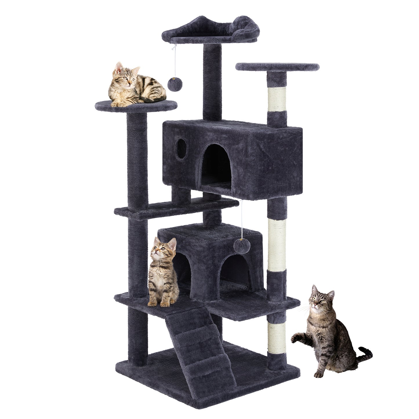 Multi Functional Cat Treehouse Cat Climbing Frame - The Peppermint Room