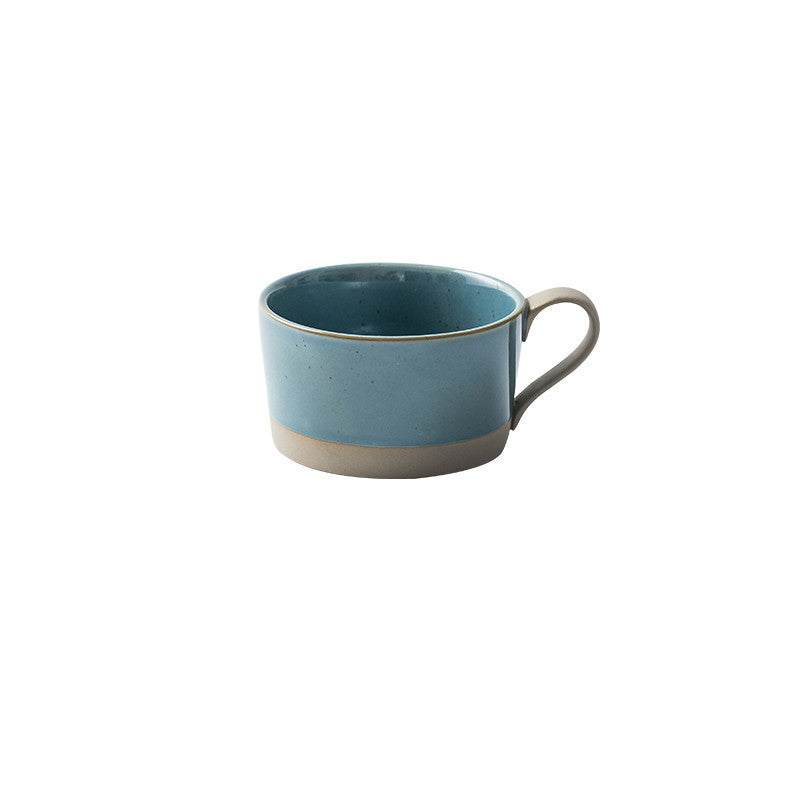 Microwaveable Japanese Stoneware Large Spoon Breakfast Mug - The Peppermint Room