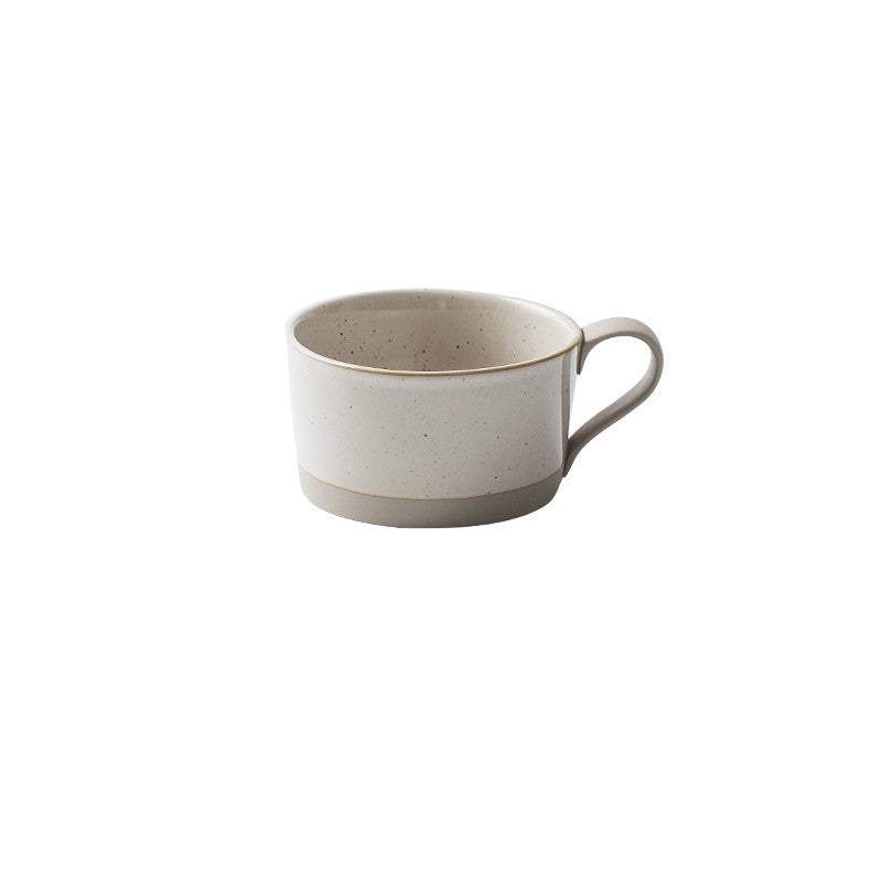Microwaveable Japanese Stoneware Large Spoon Breakfast Mug - The Peppermint Room