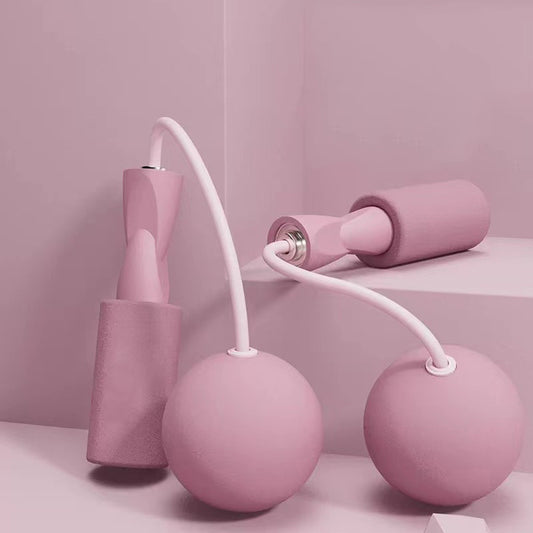 Training Jump Rope Set Fitness Jump Ropes And Silicone Handles For Women Men Kids With Speed Cordless Ball Adjustable Anti-Tangle PVC Wire Rope For Fitness Crossfit Indoor Outdoor Workout - The Peppermint Room