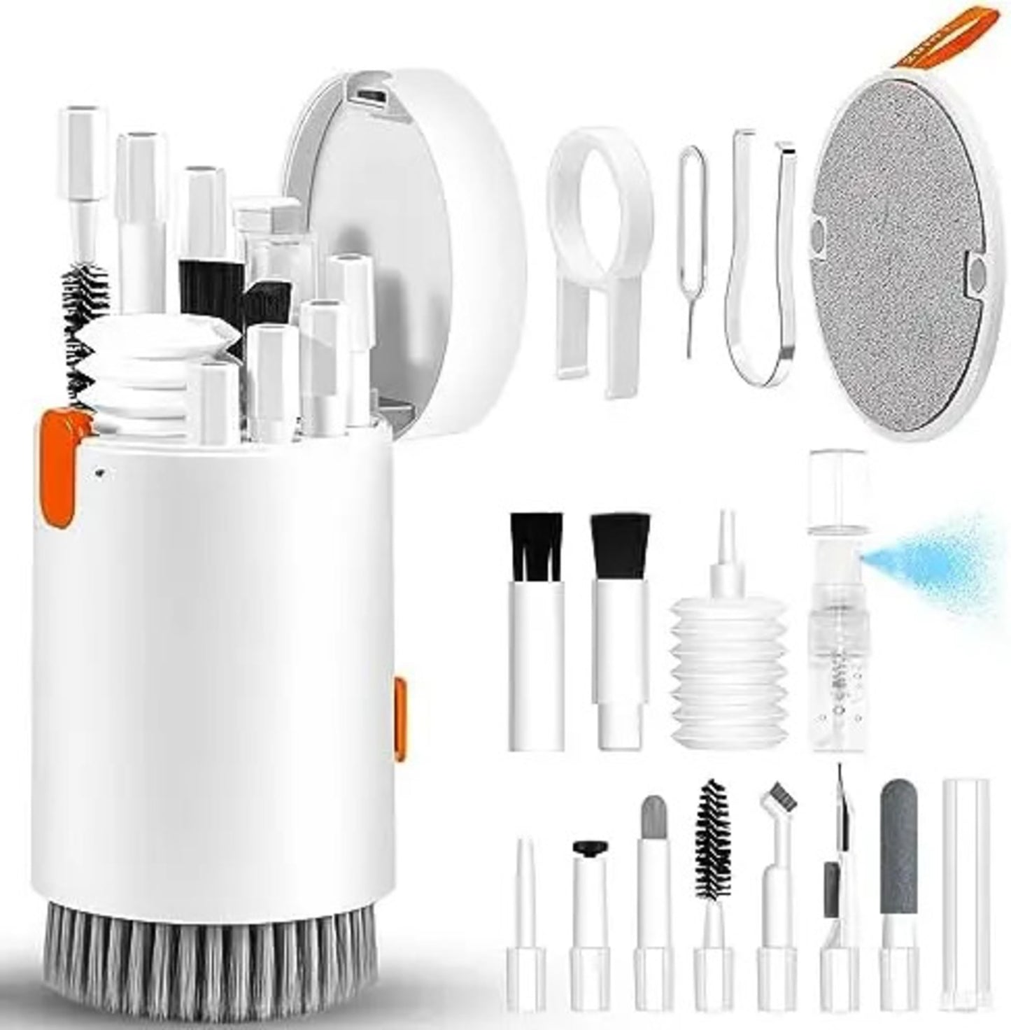 20 In 1 Laptop Phone Screen Cleaner Kit, Computer Keyboard Cleaning Brush For Phone AirPods MacBook IPad, Multifunctional Electronic Device Clean Tool For Camera Tablet Car Screens - The Peppermint Room