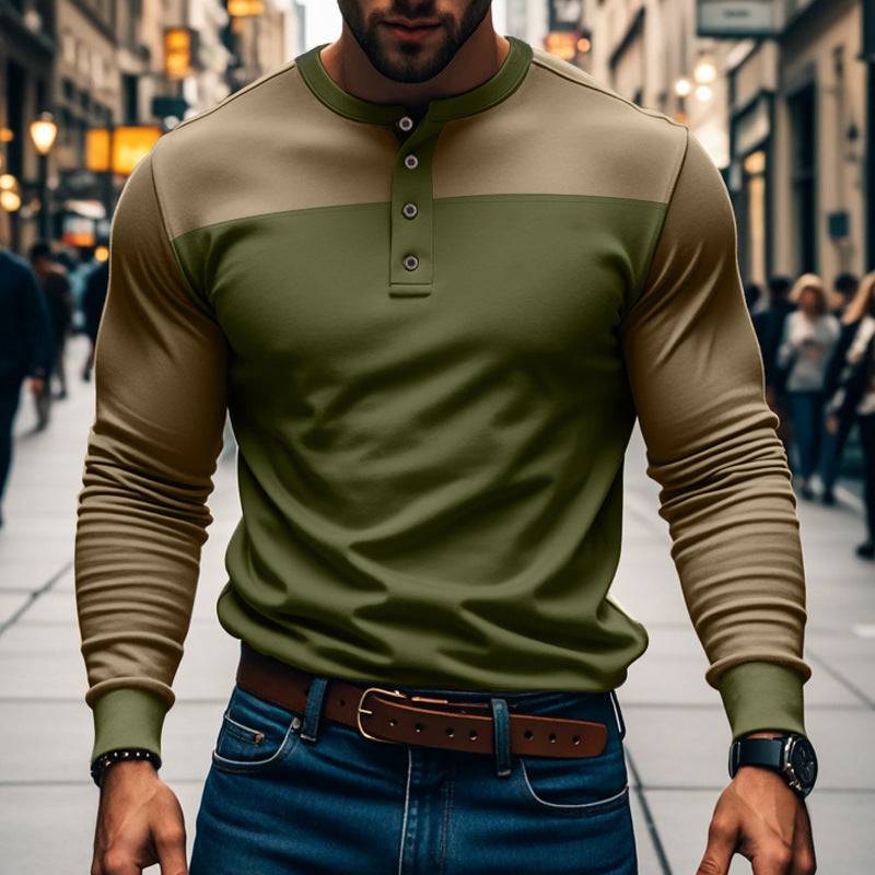 American Slim Fit Commute Henley Shirt - The Peppermint Room
