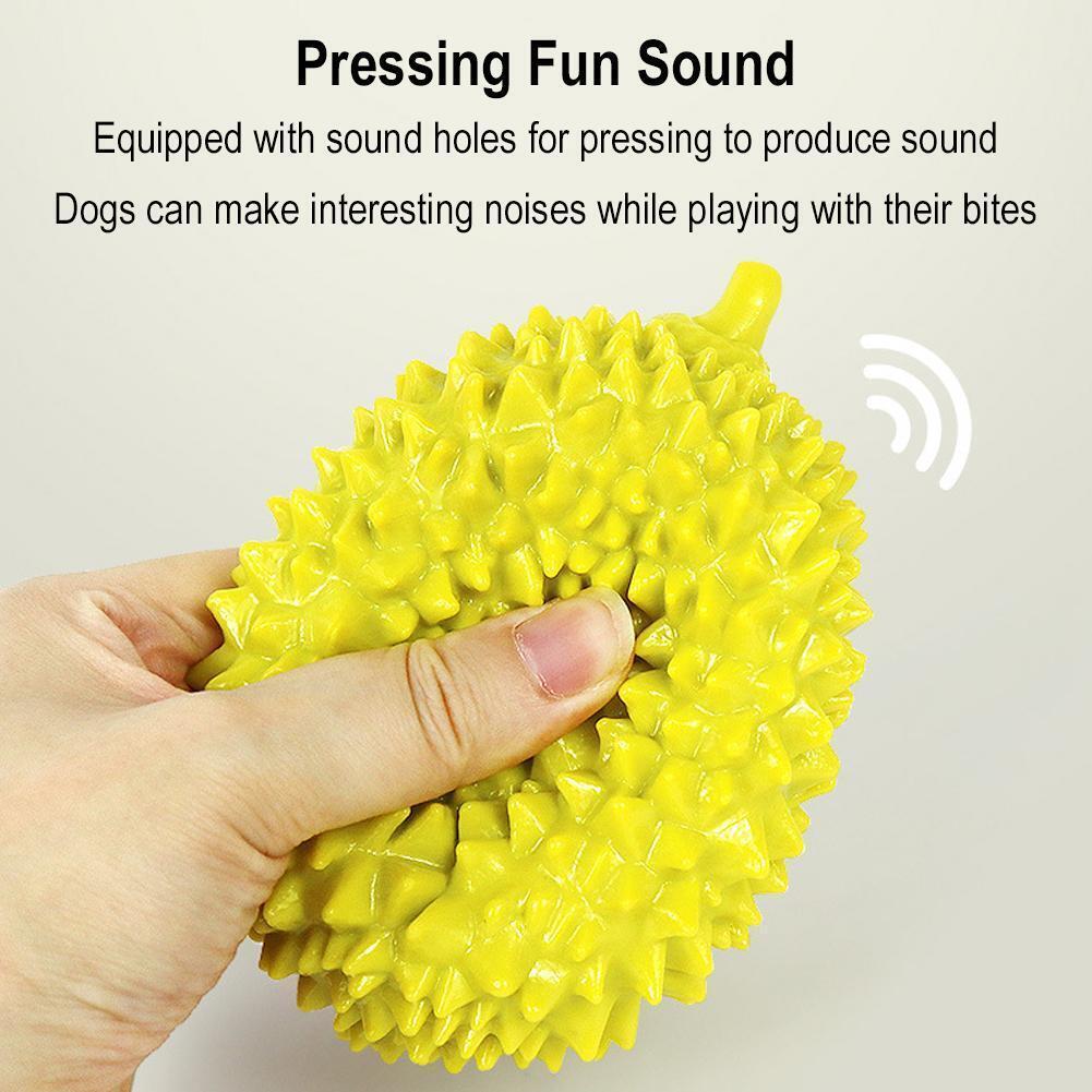 Dog Toys Durian Chew Glue Ball Pet Chewing Toys Dog Tooth Grinding Stick Very Resistant To Biting Teeth Cleaning Balls Puppy Dog Pet Safety Chew Toys - The Peppermint Room