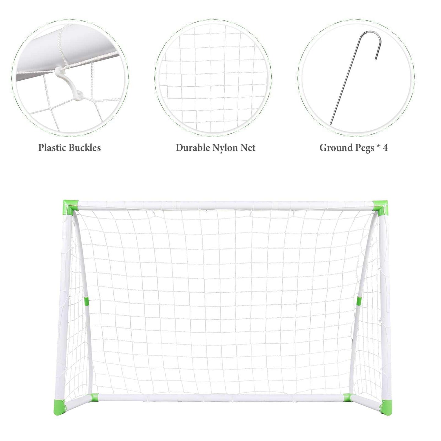 1.82m PVC Pipe Plastic Goal - The Peppermint Room