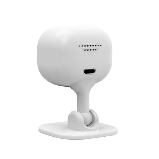 1080P HD Mini Camera white wireless security camera with night vision and two-way intercom