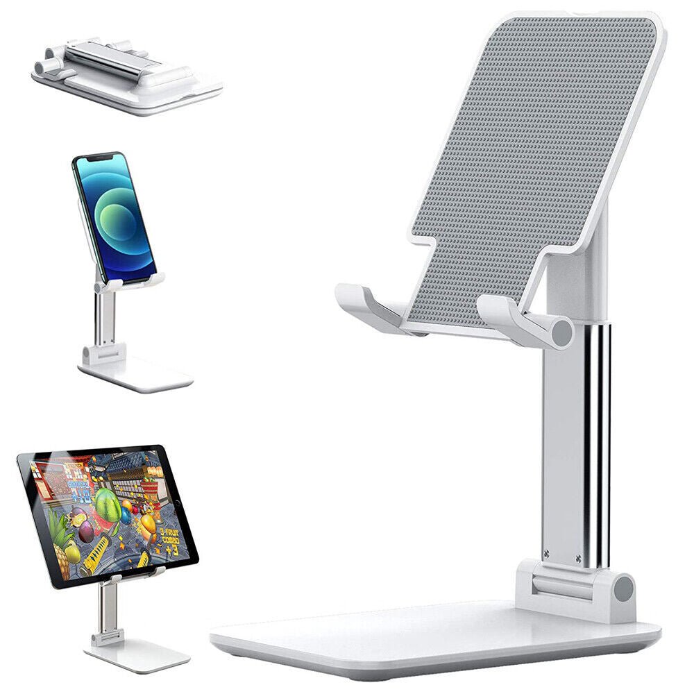 Cell Phone Stand Desktop Holder Tablet Stand Mount Mobile Phone Desktop Tablet Holder Table Cell Foldable Extend Support Desk Mobile Phone Holder Stand - The Peppermint Room