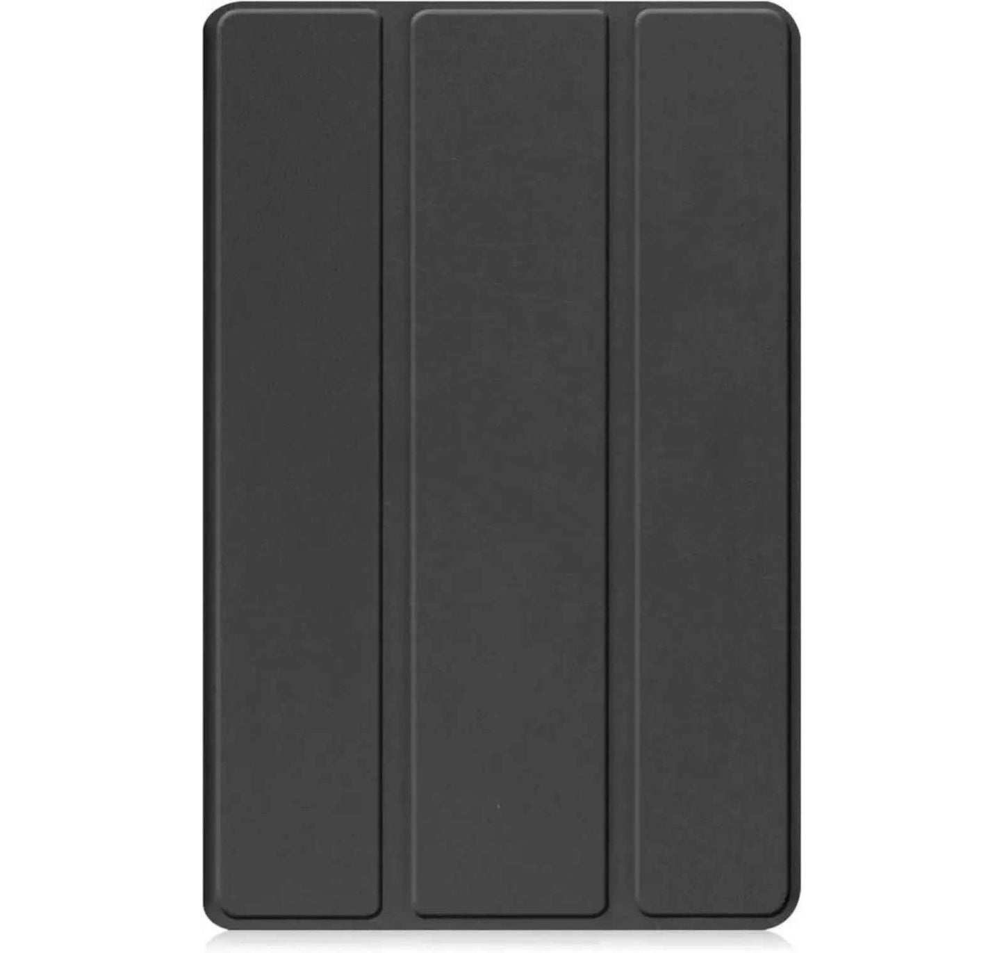 Black leather smart cover flip case for Galaxy Tab A9 PLUS 11 inch 2023 with auto sleep/wake and multi-angle stand