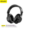 Awei A997Pro active noise cancelling over-ear Bluetooth headphones in black with cushioned ear cups and wireless design