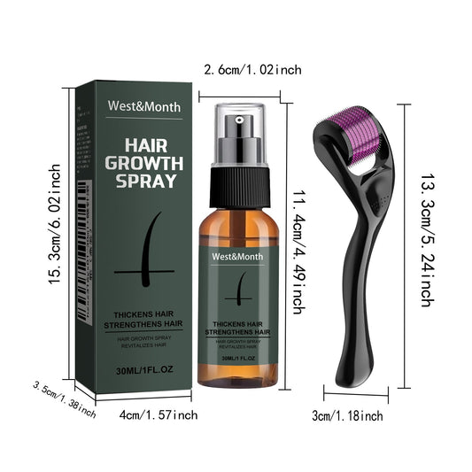 Moustache Spray Set Moisturizing Spray Facial Hair Treatment Boosting Beard Growth Thickening Liquid - The Peppermint Room
