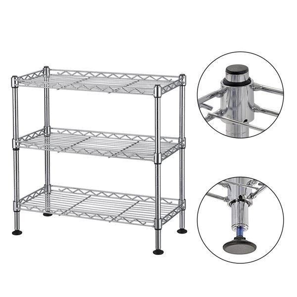 Three Story Kitchen Mini Home Shelf 450x200xH450mm - The Peppermint Room