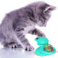 New Windmill Cat Toys Cute Rotating Interactive Cat Toy - Indoor Windmill Cat Toy With Suction Cup Catnip & Jagged Teeth Middle Ball, Smart Kitten Rotating Spinner Exercise Toy, Toothbrush & Massager - The Peppermint Room