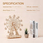 Robotime DIY Wooden Rotatable Ferris Wheel Model With Playing Music Toys For Children Birthday TGN01 - The Peppermint Room