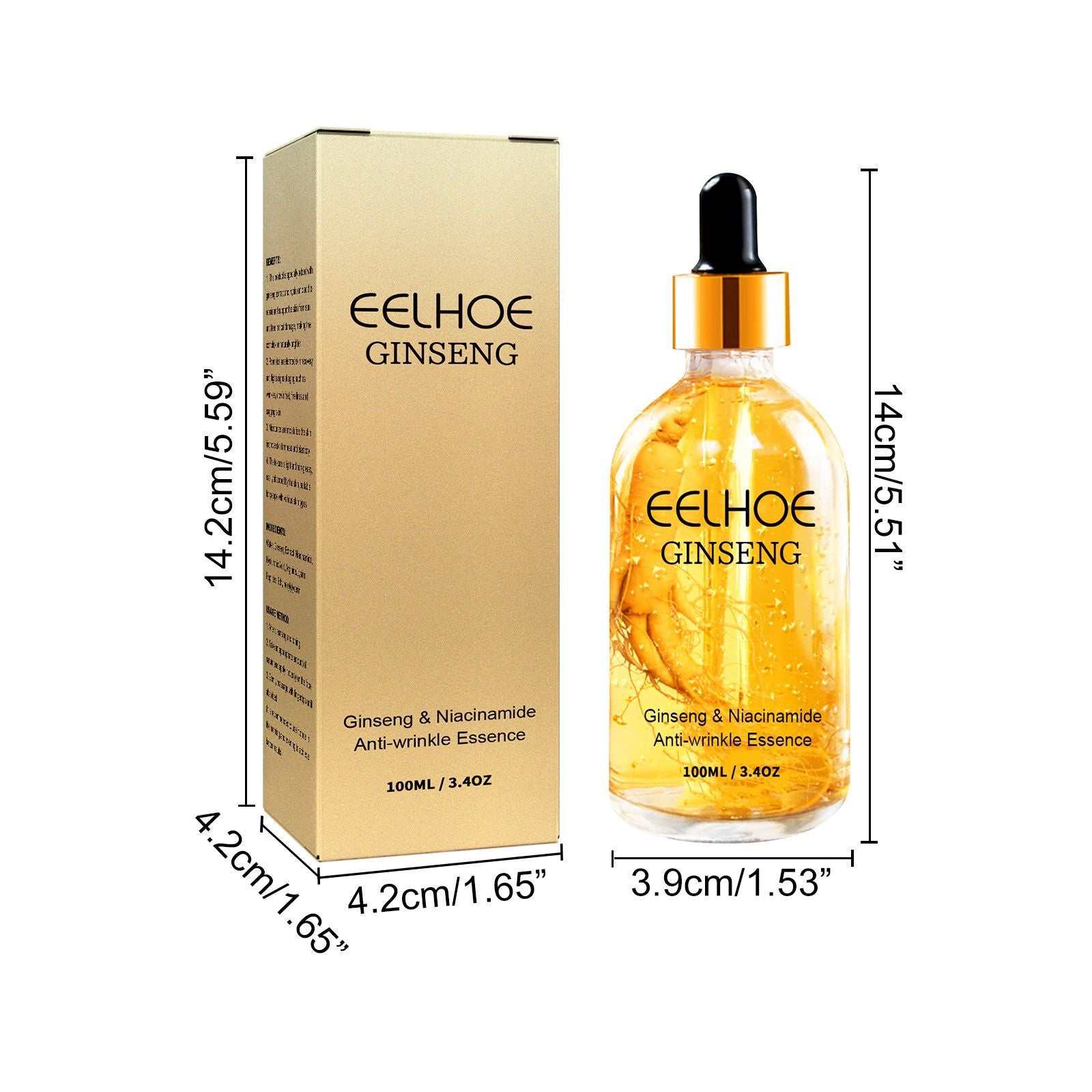 EELHOE Ginseng Essence For Fading Fine Lines, Firming Face, And Moisturizing Skin Serum - The Peppermint Room