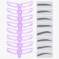8pcs Eyebrow Stencils, Eyebrow Shaping Kit, Eyebrow Template, 8 Styles Reusable Eyebrow Stencil With Handle - The Peppermint Room
