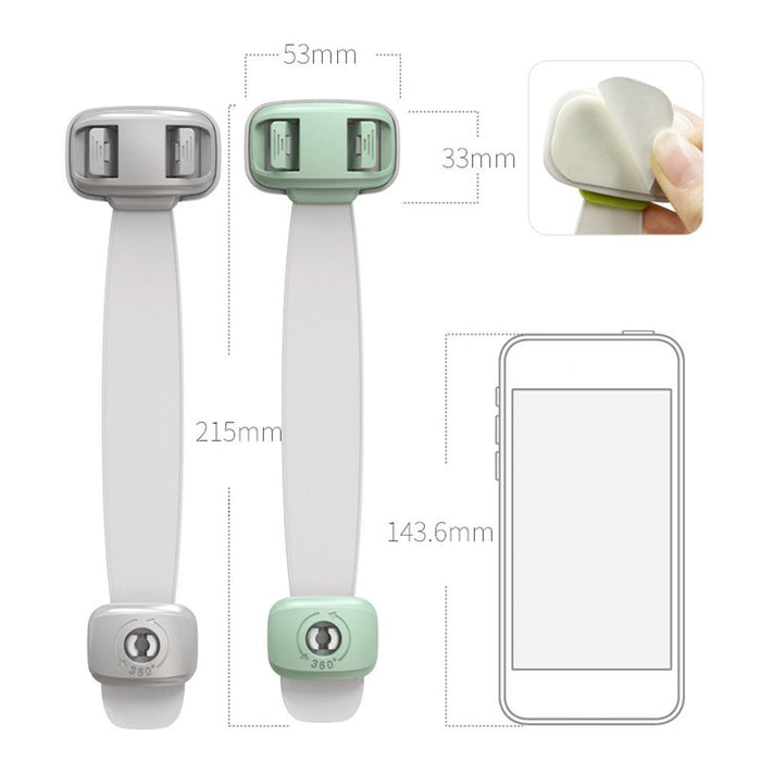 Child Safety Cabinet Locks – No Drill, Easy Install