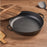 11" Cast Iron Wok – Dual Handles & Wood Lid