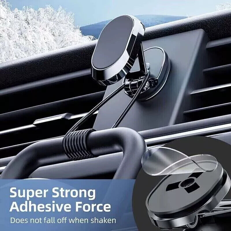 Magnetic Phone Holder For Car, Dashboard Car Phone Holder Mount Magnetic Stainless Steel Car Phone Holder - Dashboard Mount, Water-resistant, Rotatable - The Peppermint Room