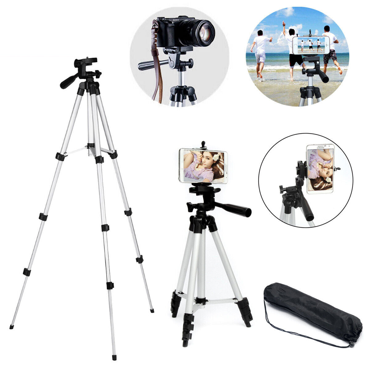 Professional Camera Tripod Stand Holder Mount For Cell Phone, Portable Tripod, Mobile Phone Live Stream Holder, Camera Tripod - The Peppermint Room