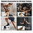 Multifunctional Push Up Board Home Strength Training Equipment With 15 Fitness Accessories Pilates Bar Resistance Band Roller Wheel Full Body Workout Home Gym Equipment - The Peppermint Room