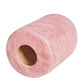 Pink warm plush cylindrical pet house with soft small rabbit fur interior