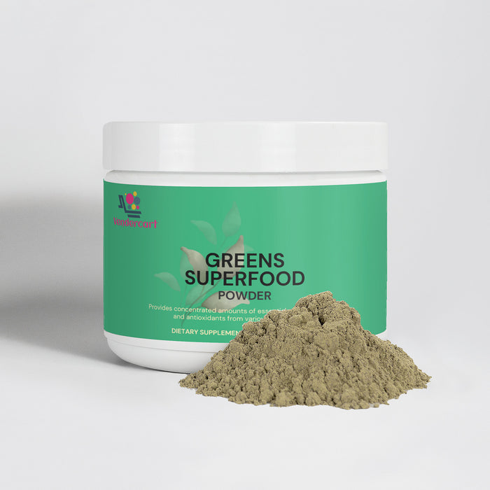 Green Superfood Powder Nutrient Rich Blend For Energy, Digestion Overall Wellness - The Peppermint Room