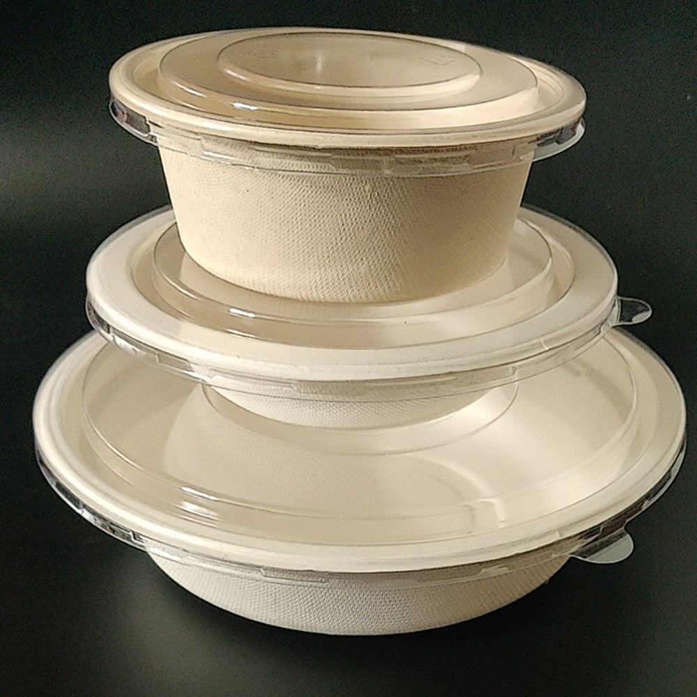 Environment Friendly And Degradable Sugar Cane Bamboo Pulp Soup Bowl - The Peppermint Room