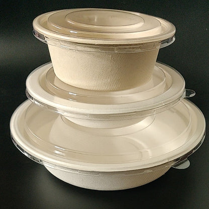 Environment Friendly And Degradable Sugar Cane Bamboo Pulp Soup Bowl - The Peppermint Room