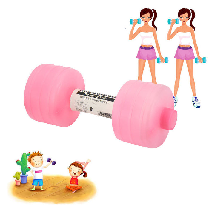 Body Building Water Dumbbell Weight Dumbbells Slimming Fitness Gym Equipment