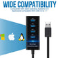 4 In 1 2.0 3.0 USB HUB Splitter High Speed Multi Splitter USB Adapter Expander Cable For Desktop PC Laptop Adapter USB HUB - The Peppermint Room