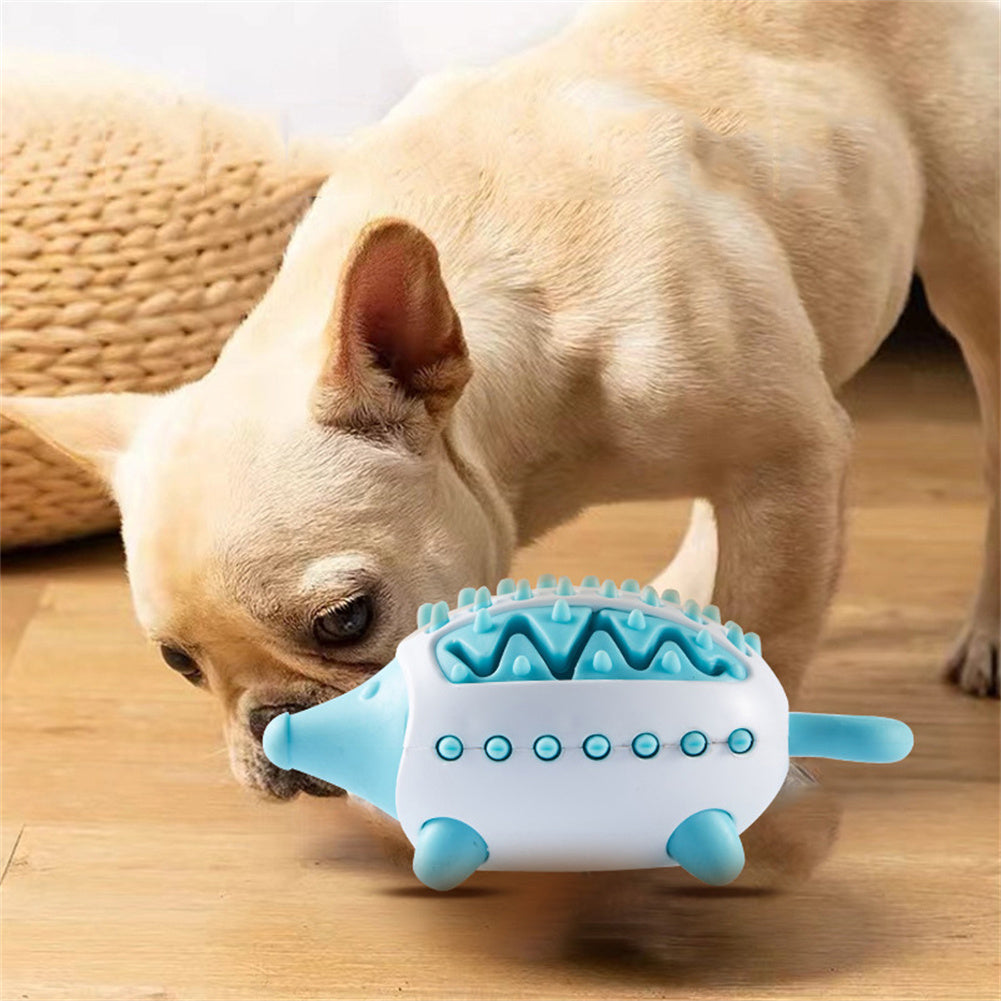 Phedgehog Shape Dog Toy Leaking Food Toys For Small Large Dogs Cat Chewing Toys Pet Tooth Cleaning Indestructible Puppy Toys Ball Molar Tooth Cleaning Stick - The Peppermint Room