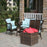Wicker Patio Furniture Storage Box - The Peppermint Room