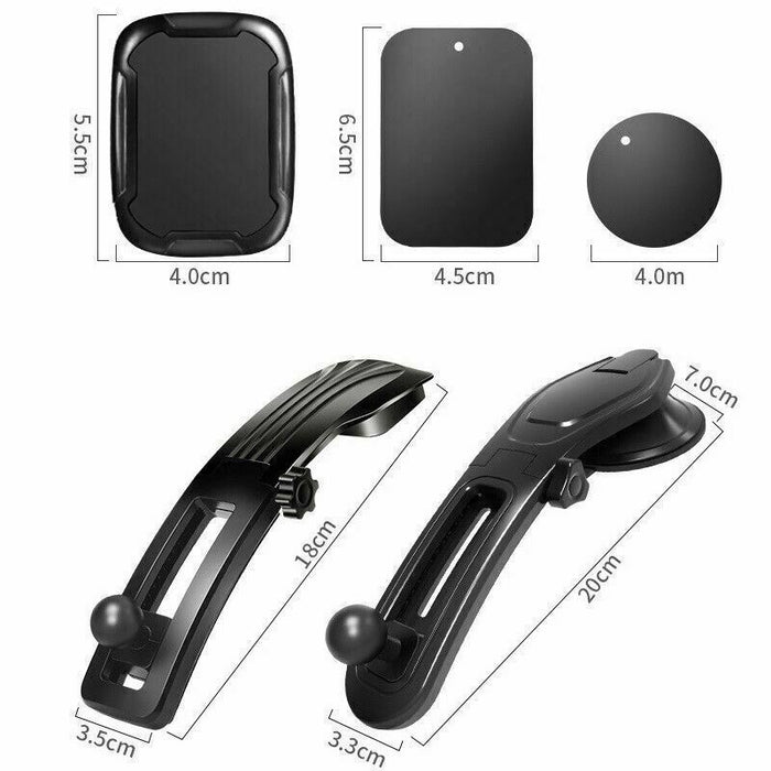 360 Rotatable Phone Mount Holder Car Dashboard Gravity Adjustable GPS Stand Rotating Car Phone Holder Universal Dashboard Mount Car Holder - The Peppermint Room