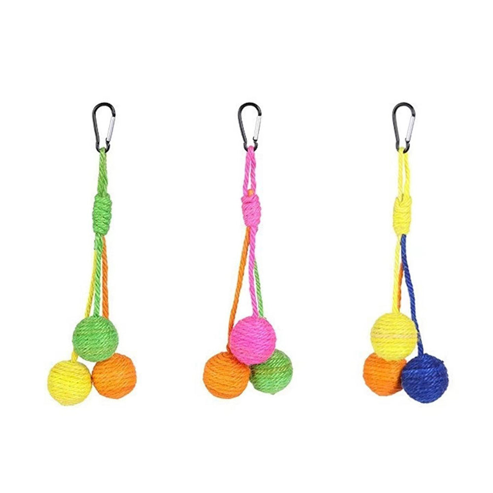 Cat Scratcher Ball, Chewable Scratcher For Kittens Chewable Interactive Cat Sisal Rope Ball Toy Cat Ball, Rolling Ball Scratch Cat Toy For Indoor Kittens Puppy Cat Pet - The Peppermint Room