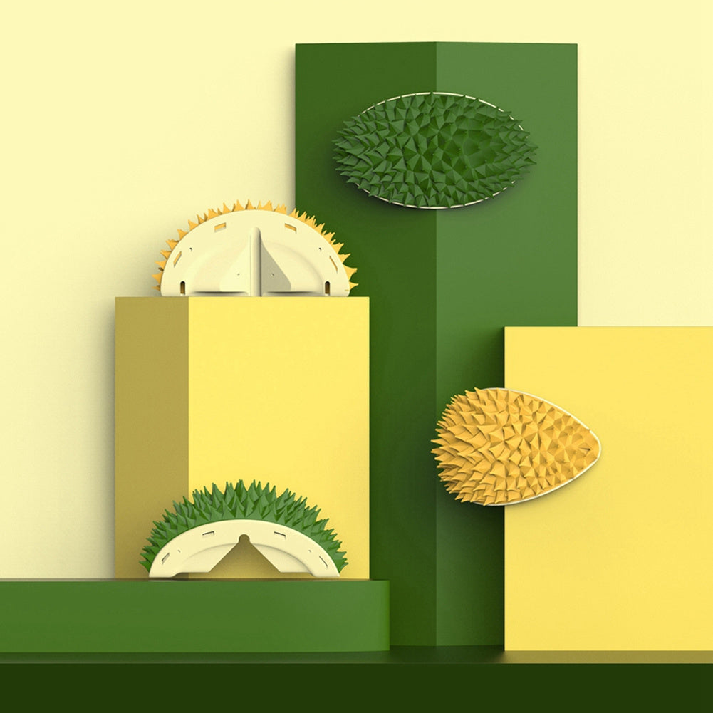 Durian Cat Brush, Dog Cat Self Groomer, Wall Corner Scratcher Massage Combs Durian Shape Molars Eat Slowly Toys Multifunctional Scratch Massager Tool Pets Clean Teeth Healthy Toys - The Peppermint Room