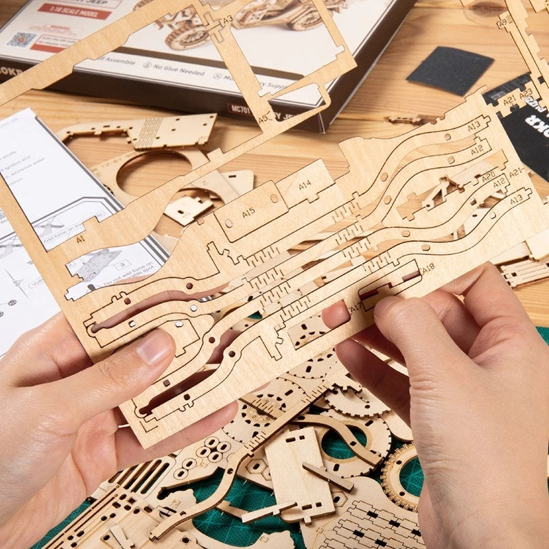 3D Wooden Puzzle Model Toys MC701 - The Peppermint Room
