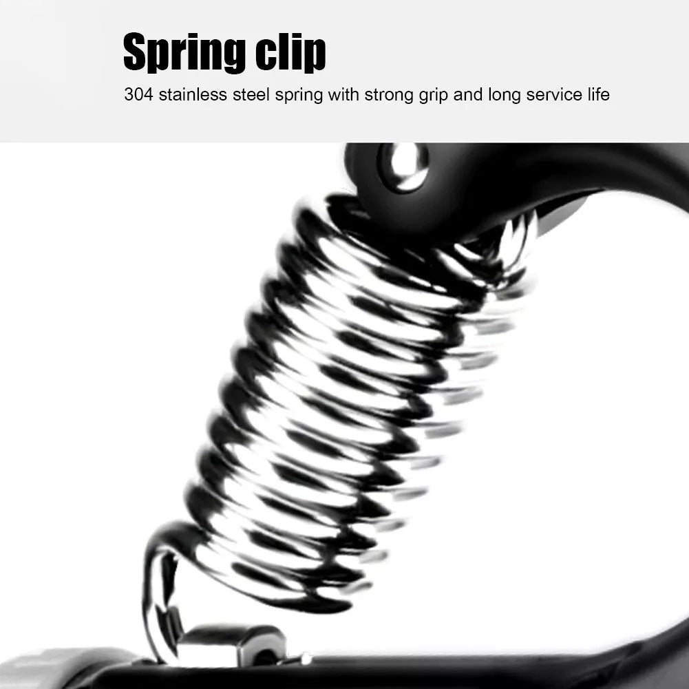 Single Pack Professional Hand Grip Strength Trainer, Carbon Fiber Foam Arm Muscle Finger Rehabilitation Fitness Equipment Hand Grip Strength Power Trainer Gripper Strengthener Adjustable Gym Exerciser - The Peppermint Room