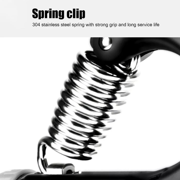 Single Pack Professional Hand Grip Strength Trainer, Carbon Fiber Foam Arm Muscle Finger Rehabilitation Fitness Equipment Hand Grip Strength Power Trainer Gripper Strengthener Adjustable Gym Exerciser - The Peppermint Room