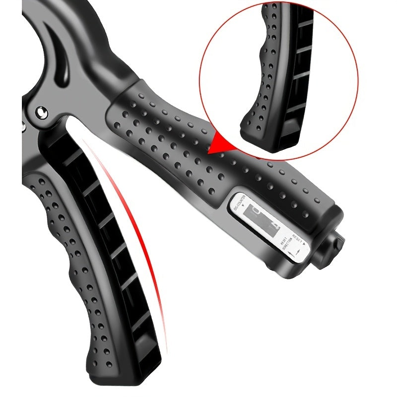 Single Pack Professional Hand Grip Strength Trainer, Carbon Fiber Foam Arm Muscle Finger Rehabilitation Fitness Equipment Hand Grip Strength Power Trainer Gripper Strengthener Adjustable Gym Exerciser - The Peppermint Room
