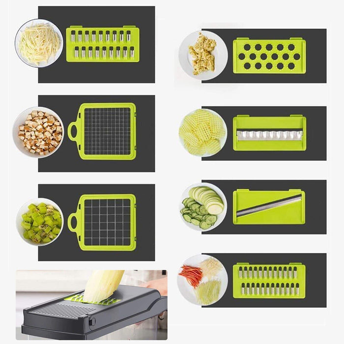 15-in-1 Vegetable Chopper – Slicer, Peeler & Grater