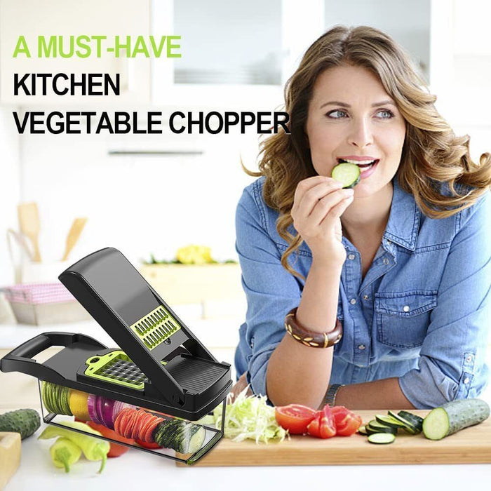 15-in-1 Vegetable Chopper – Slicer, Peeler & Grater