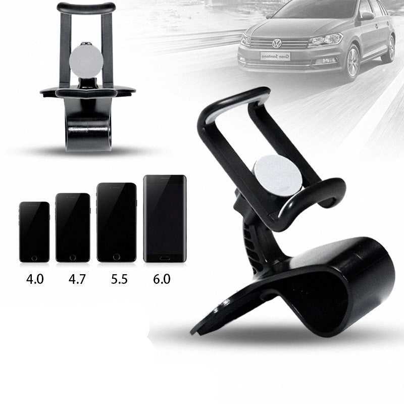 Black car phone navigation bracket dashboard holder compatible with 99% car models car accessories
