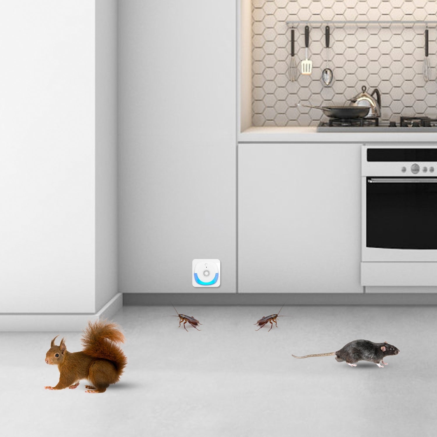 6 Packs Ultrasonic Pest Repellers Plug-In Indoor Pest Control Mouse Repellent Chaser Deterrent For Home Kitchen Office Warehouse Hotel - The Peppermint Room