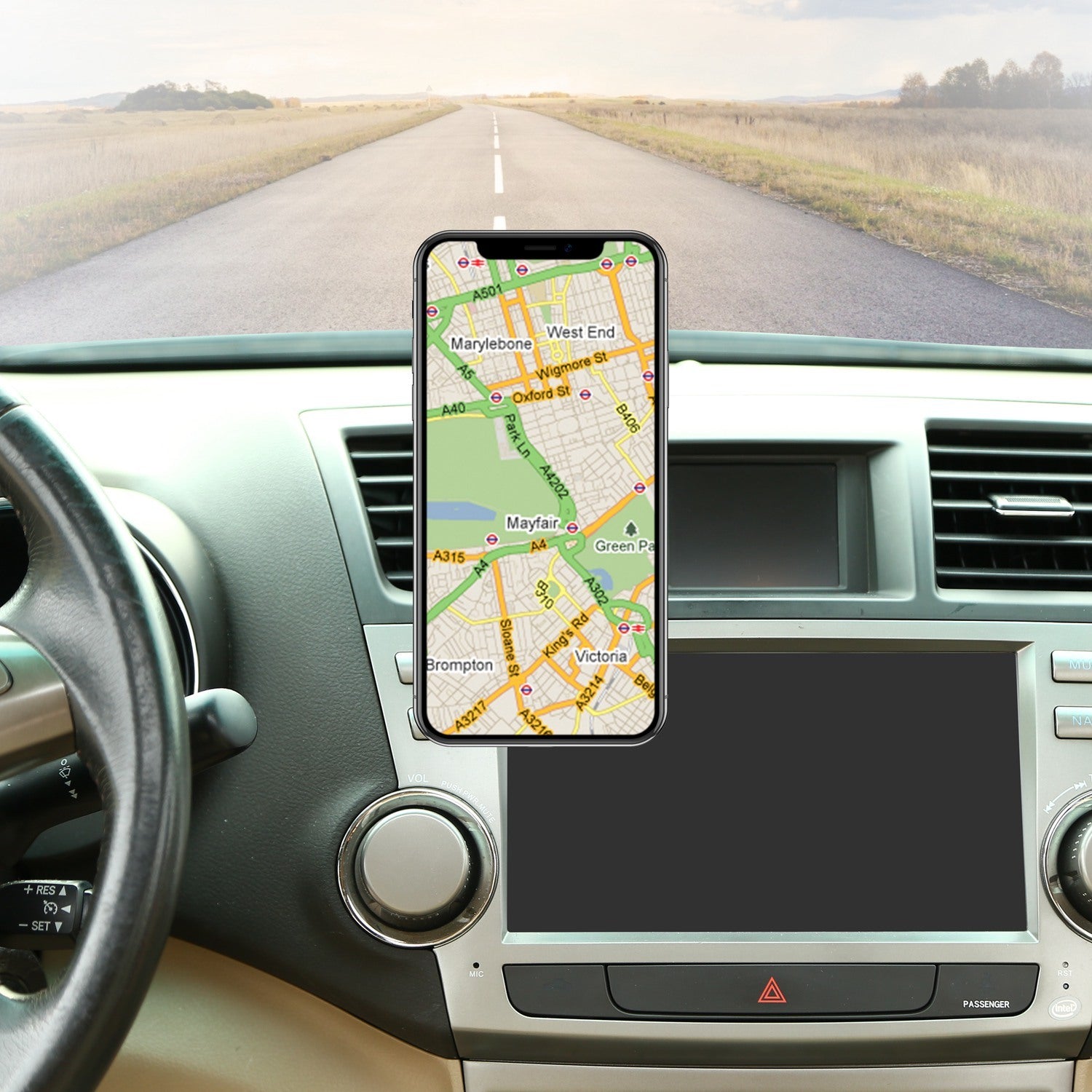 1Pc Magnetic  Qi Wireless Car Charger Car Phone Charger For IOS Phone XS MAX XR Galaxy S10 S9 Tablet GPS Device - The Peppermint Room