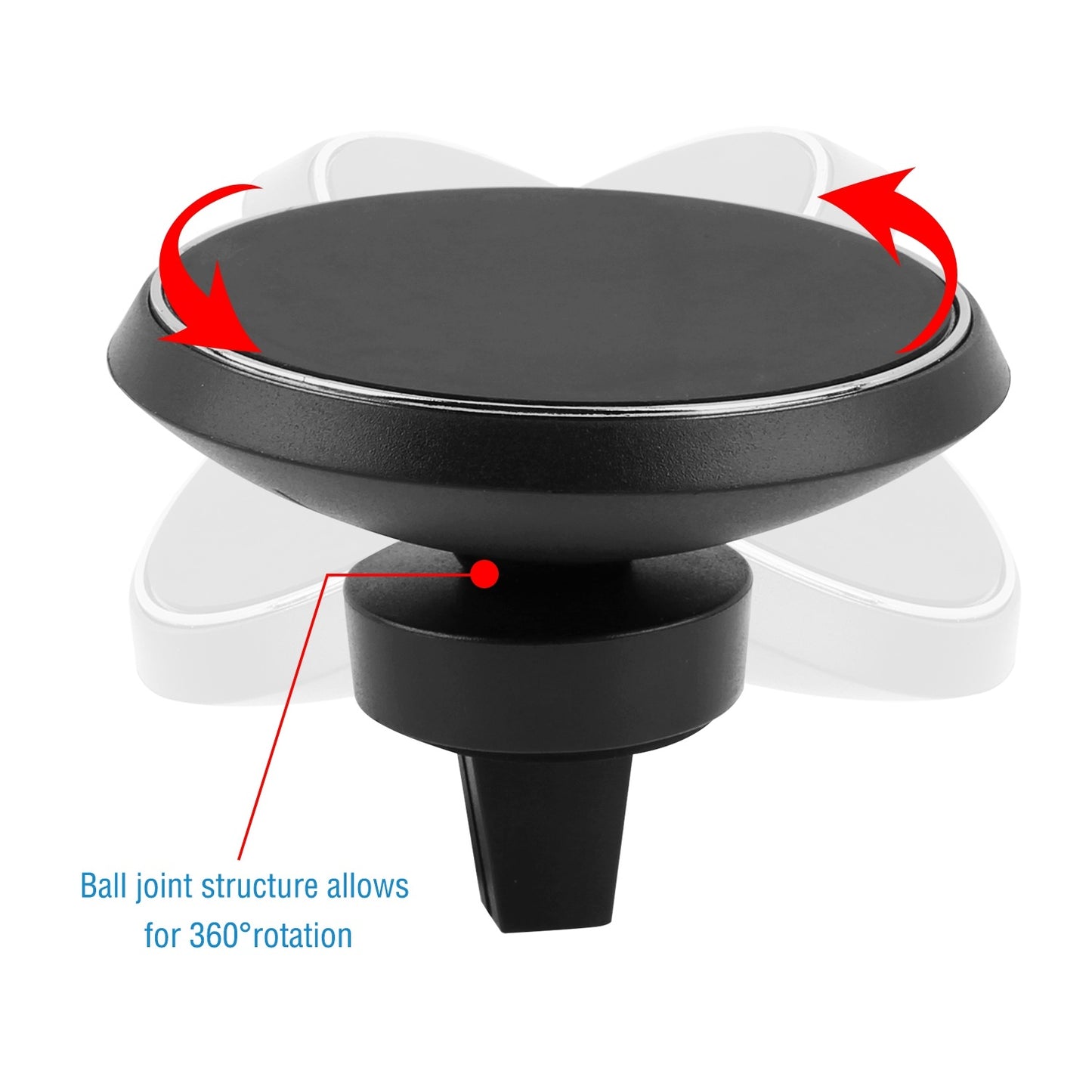 1Pc Magnetic  Qi Wireless Car Charger Car Phone Charger For IOS Phone XS MAX XR Galaxy S10 S9 Tablet GPS Device - The Peppermint Room